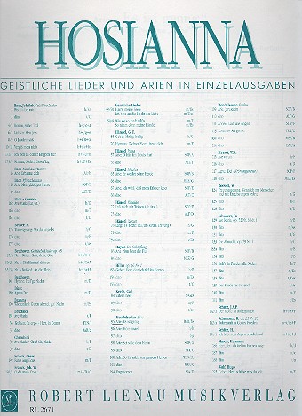 Es ist genug (aus dem Oratorium 'Elias')