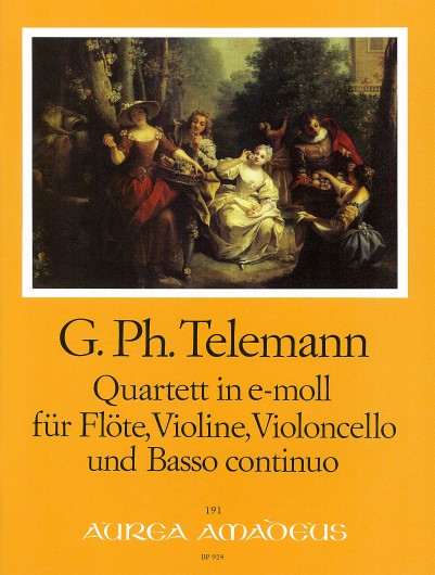 Quartett e-Moll TWV43:E2 für