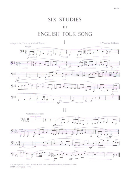 6 Studies in English Folk-Song