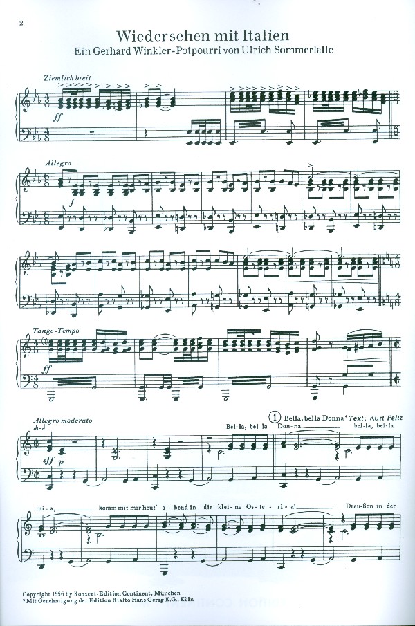 Wiedersehen mit Italien Band 2