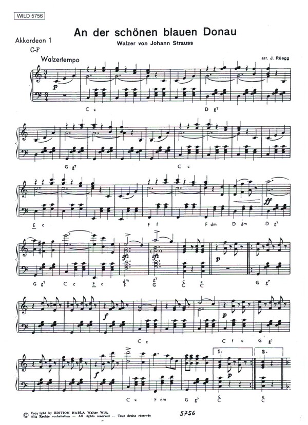 An der schönen blauen Donau op.314