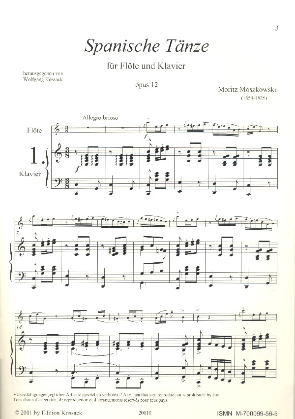 Spanische Tänze op.12