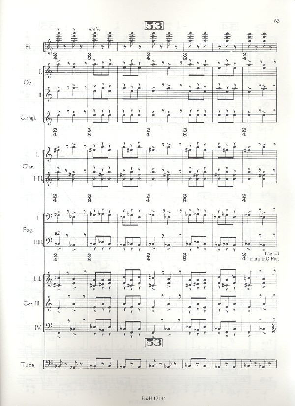 Symphonies of wind instruments (1920 and 1947)