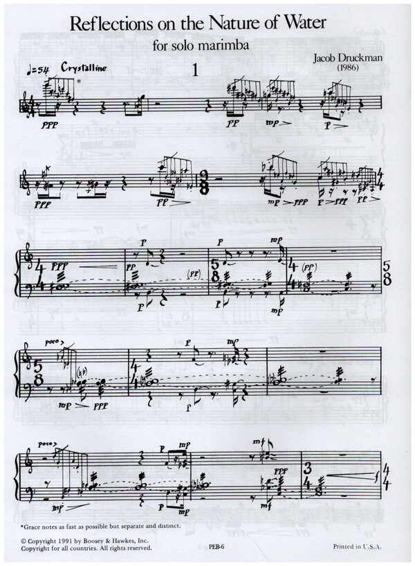 Reflections on the Nature of Water