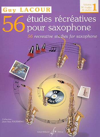 56 études récréatives vol.1 (+CD)