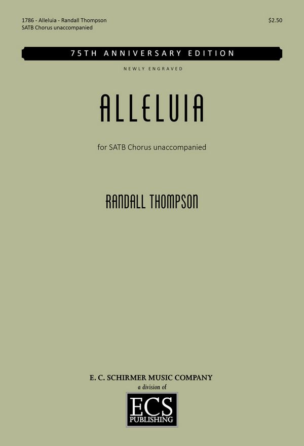 Alleluia for mixed chorus a cappella