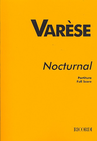 Nocturnal for soprano solo,