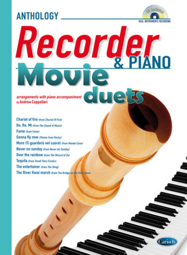 Movie Duets (+CD) for recorder and piano