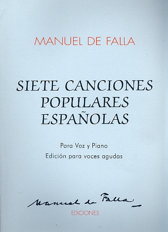 7 Canciones populares para voz aguda