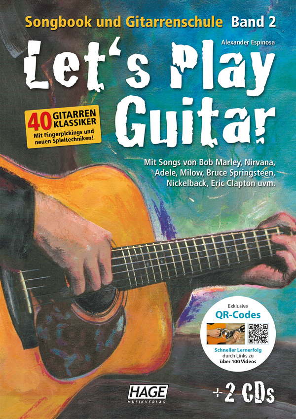 Let's play Guitar Band 2 (+2CD's +QR-Codes)