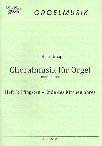 Choralmusik für Orgel  manualiter Band 3