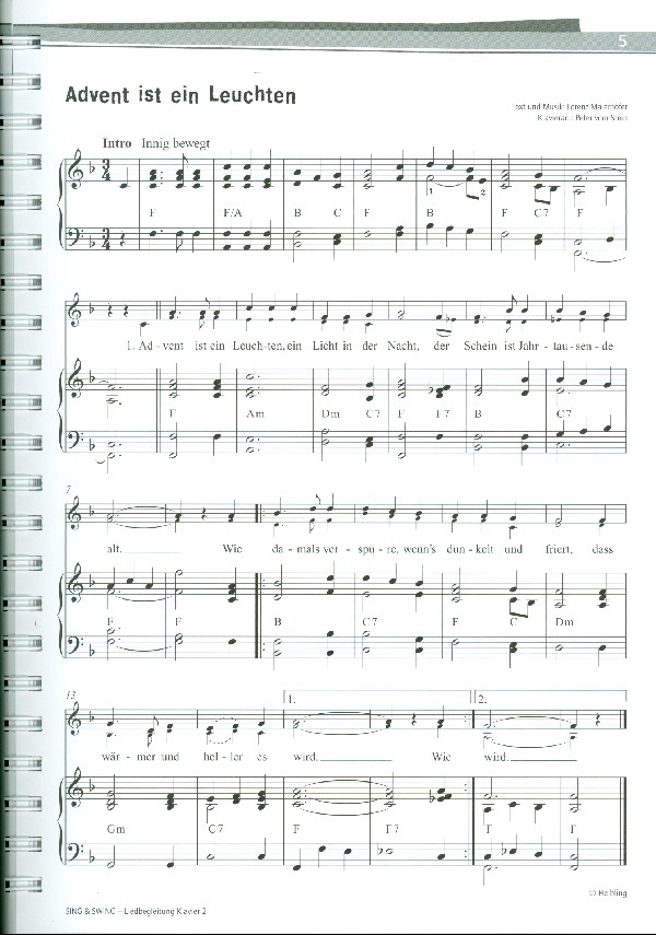 Sing und Swing - Liedbegleitung Band 2