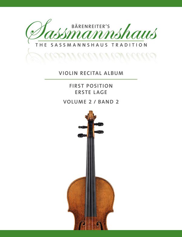 Sassmannshaus Violin Recital Album Band 2