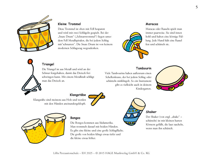 Lillis Percussionschule (+CD)