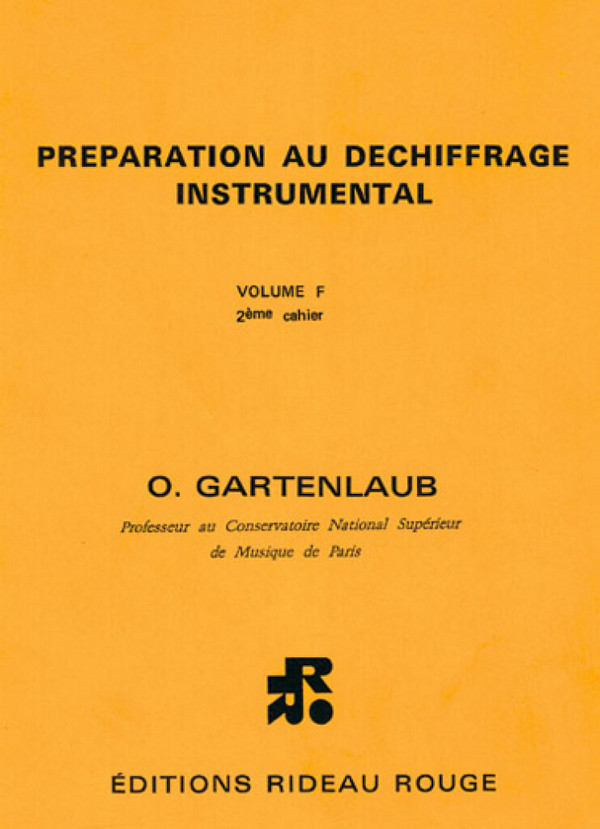 Préparation au déchiffrage instrumental Vol F cahier 2