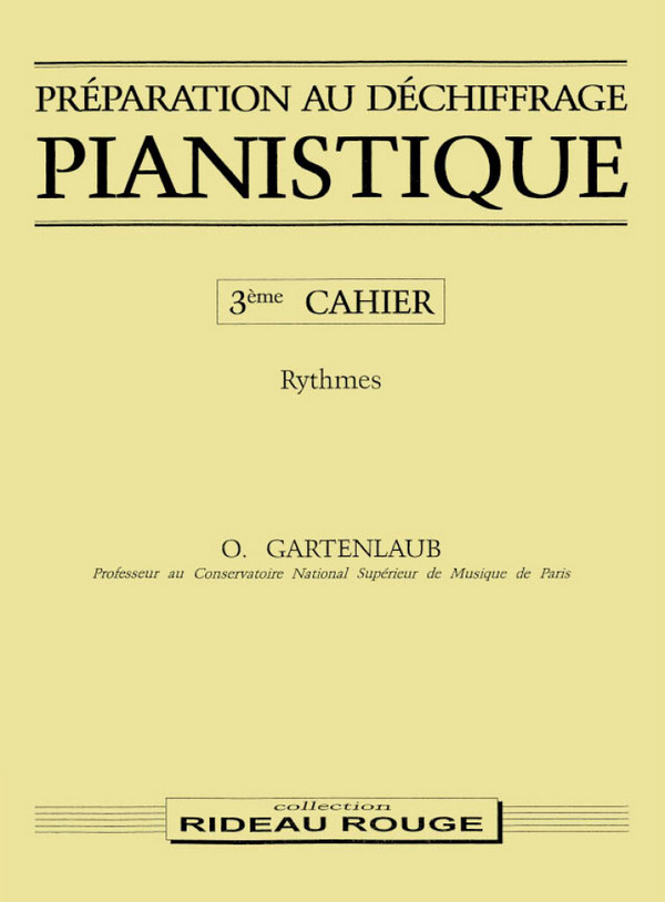 Préparation au Déchiffrage Pianistique Vol.3 (Rytj,es)