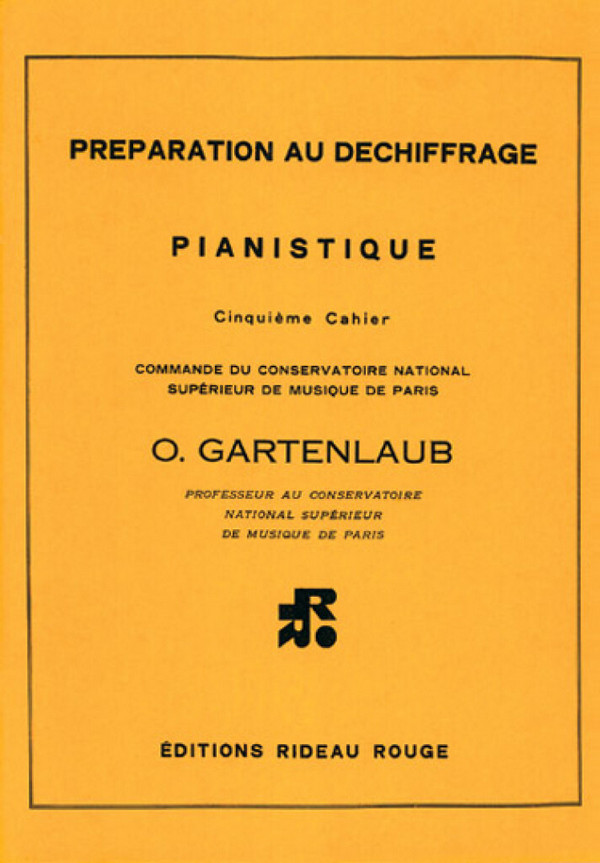 Préparation Au Déchiffrage Pianistique Vol. 5