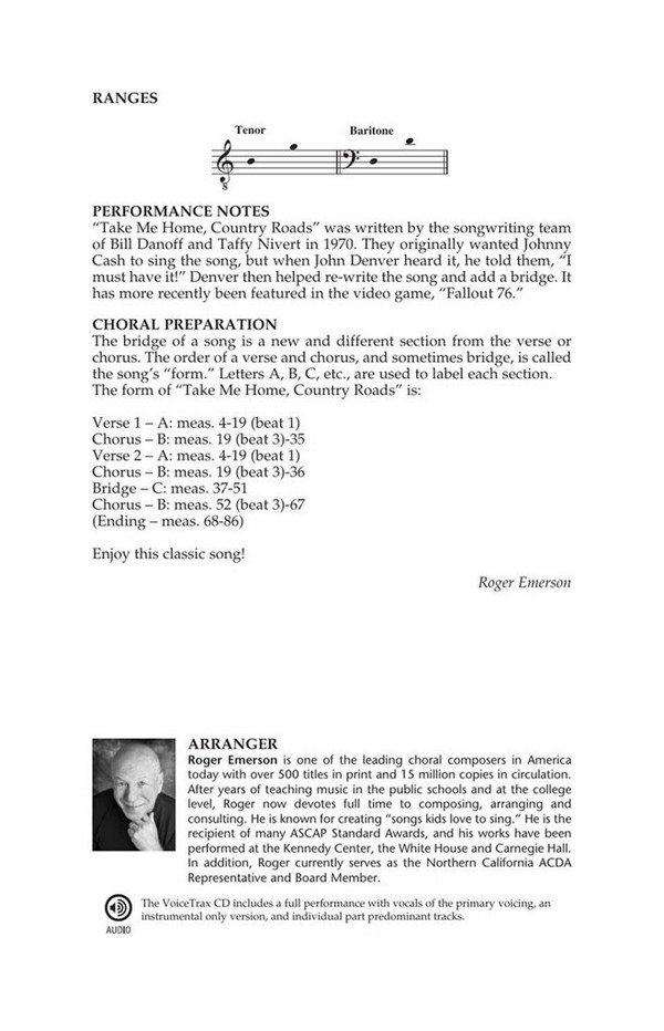 Take Me Home, Country Roads