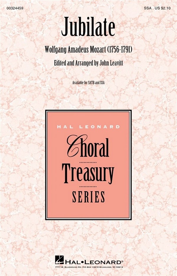 Wolfgang Amadeus Mozart, Jubilate