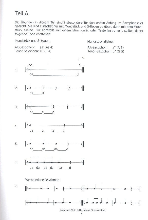 Neue Übungen für Tonbildung,