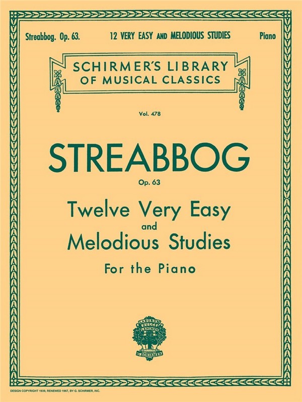 12 very easy and melodious studies