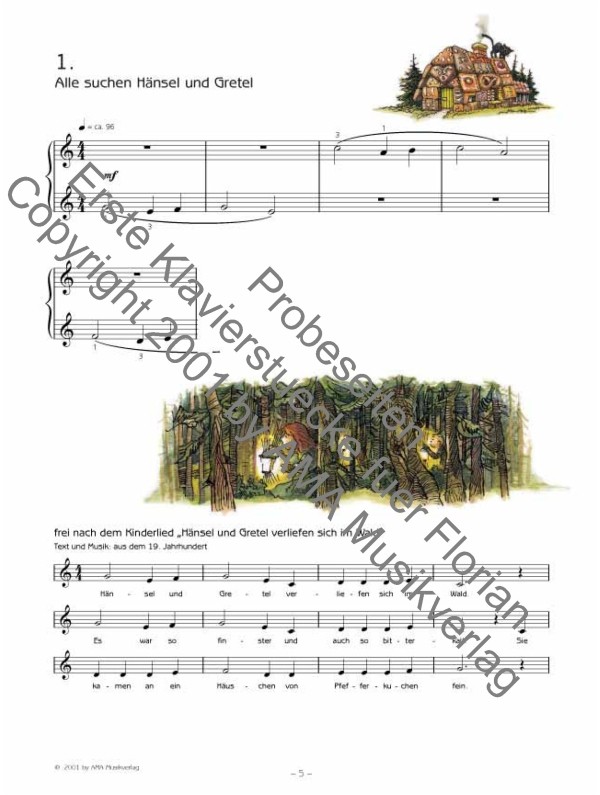 Erste Klavierstücke für Florian