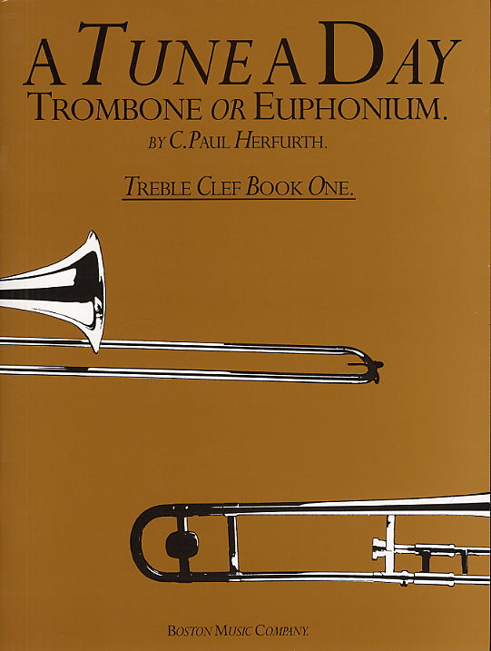 A Tune A Day For Trombone Or Euphonium Treble Clef Book One