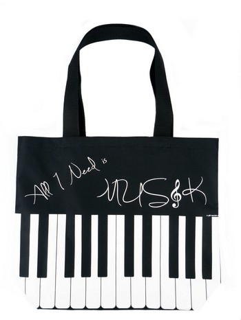 City Shopper Tastatur All I need is music 45 x 37 x 12 cm
