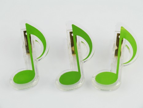 Klammer Achtelnote grün 7cm