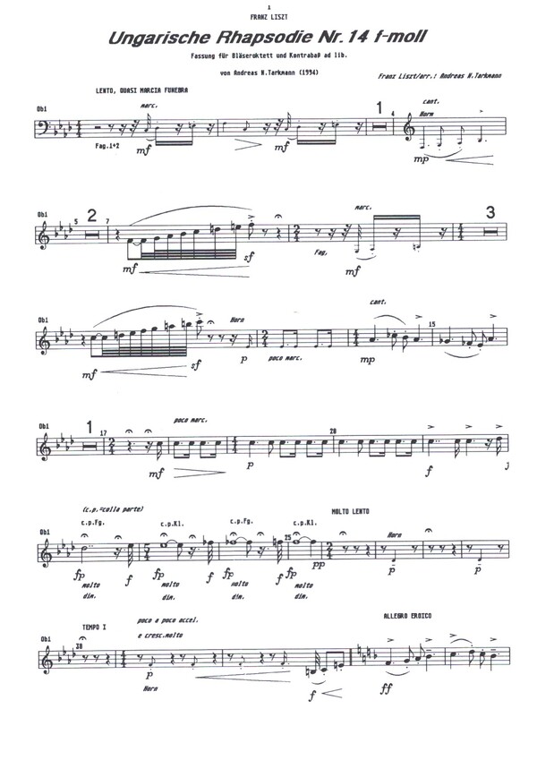 Ungarische Rhapsodie Nr.14