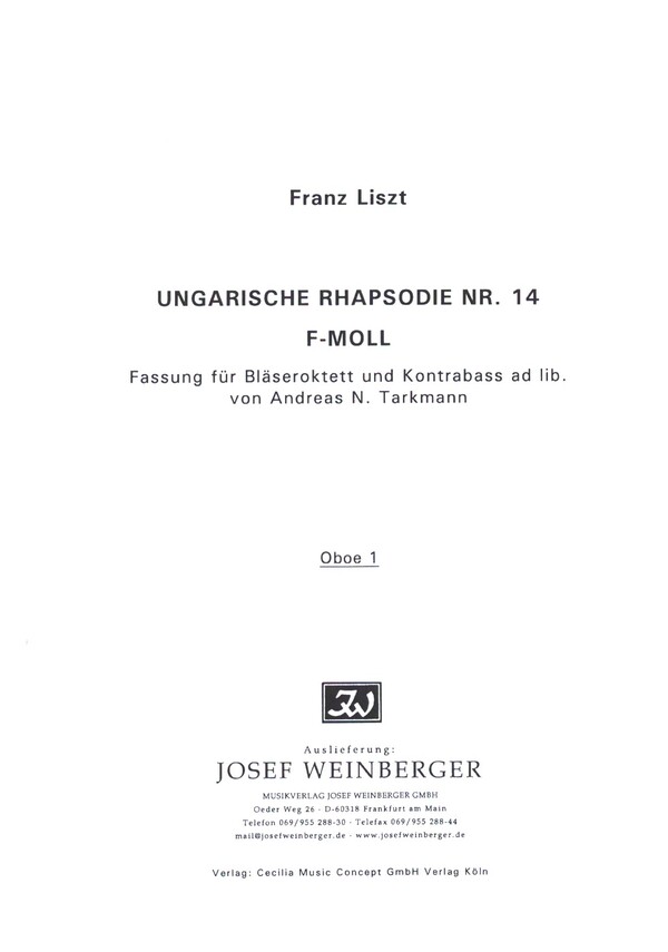 Ungarische Rhapsodie Nr.14
