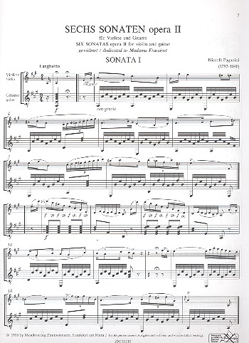 24 Sonaten Band 1 für Violine