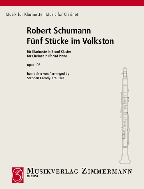 5 Stücke im Volkston op.102