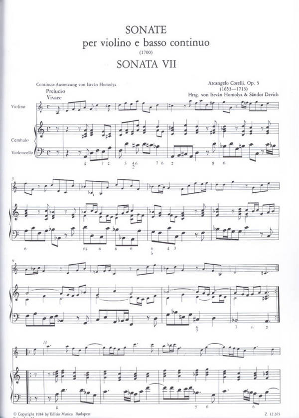 12 sonate op. 5 parte seconde