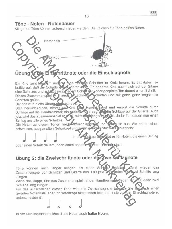 Die AMA Gitarrenschule für Kinder (+CD)