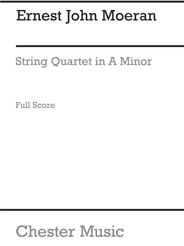 String quartet study score