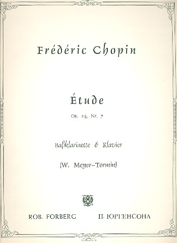 Etüde op.25,7 für