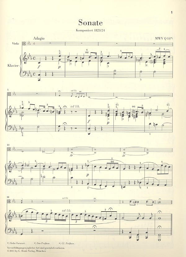 Sonate c-Moll