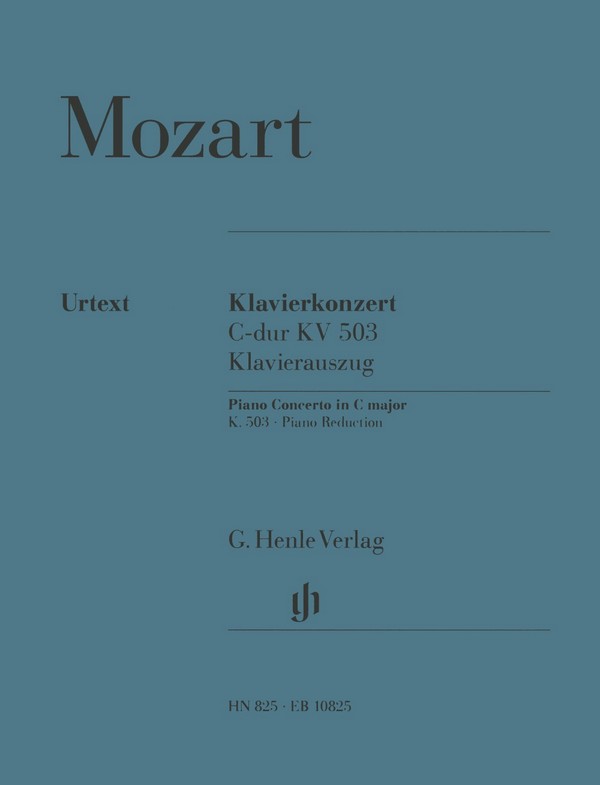 Konzert C-Dur KV503 für Klavier und Orchester