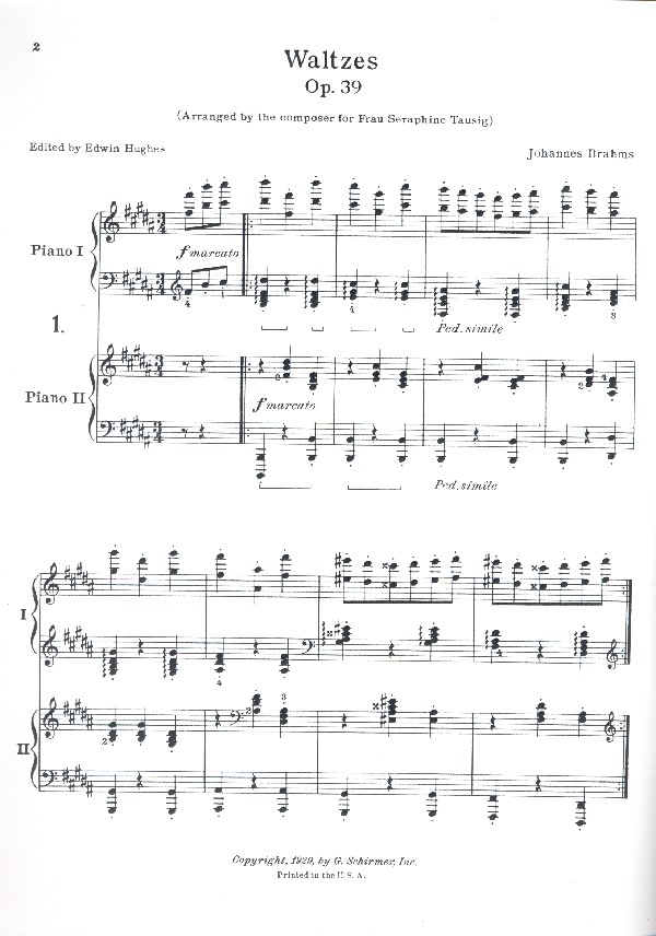 Walzer op.39 