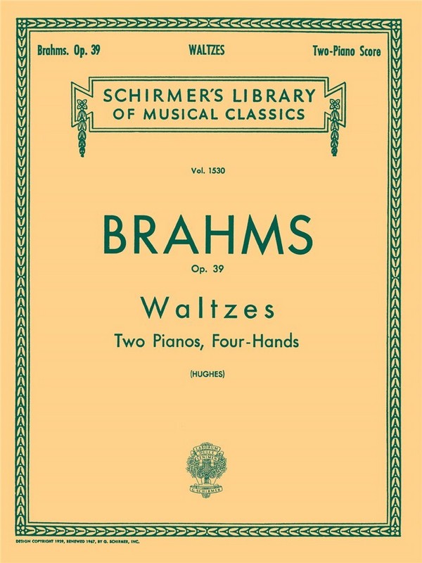 Walzer op.39 für 2 Klaviere zu 4 Händen
