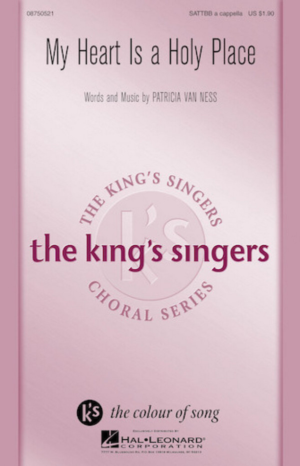 My Heart is a holy Place for mixed chorus