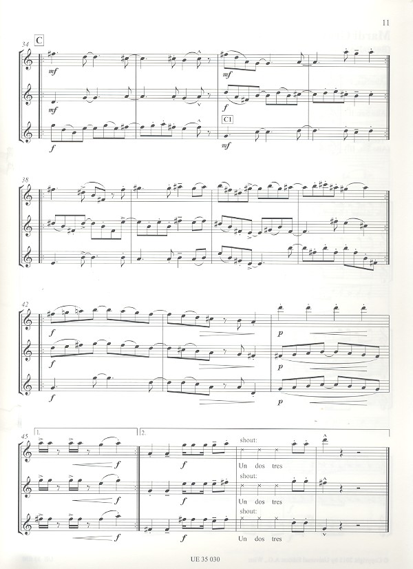 Saxophone Trios from around the World