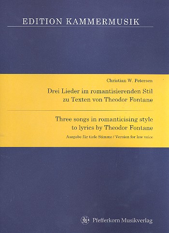 3 Lieder im romantisierenden Stil
