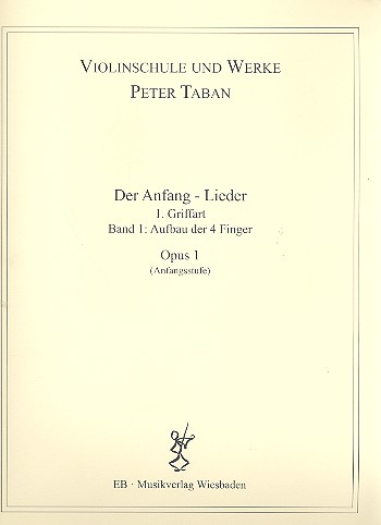 Schule op.1 - Der Anfang - Lieder Band 1