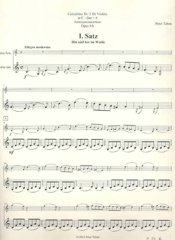 Concertino C-Dur Nr.2 op.4b