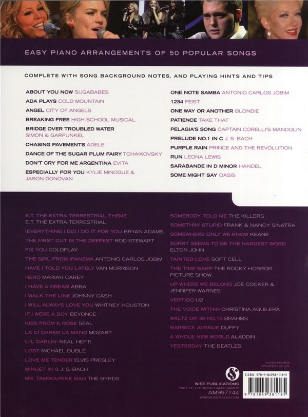 50 fantastic Songs: for really easy piano