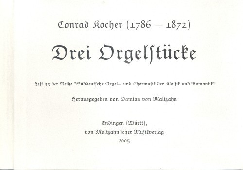 3 Orgelstücke