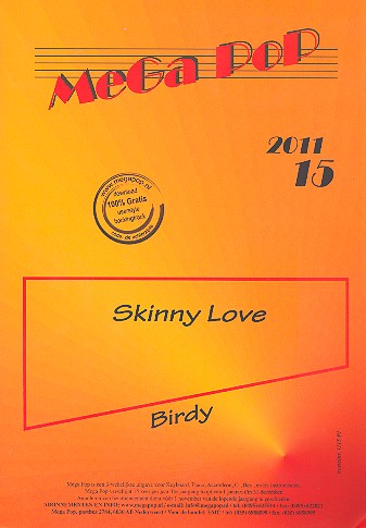 Skinny Love: für Klavier (en)