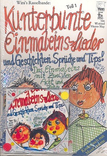 Kunderbunte Einmaleins-Lieder Band 1 (+CD)